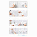Star Moon Cloud Shape Nail Free 4 Hooks Moisture Multi Functional Hooks Han BX