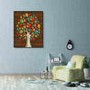 Painting By Numbers Kit DIY Color Tree Hand Painted Canvas Oil Art Picture