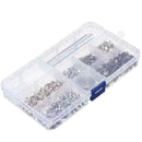 Metal Tool 180 Sets Double Cap Leather Leather Studs Cr Z9P3 Rivets W8D1 Tu B3I9