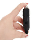 5Pcs/Set 12V Male Car Cigarette Lighter Socket Plug Connector + Fuse Red LED TO