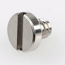 Screws 1/4" Tripod Quick Release Plate Flathead Slot For Universal Cameras