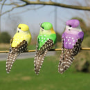 1X Birds Simulation Artificial Feather Doves Feather Park Mall Ornament BX