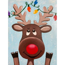 Christmas Sheep Diamond Painting 5D DIY Full Round Drill Wall Arts (B2483) A
