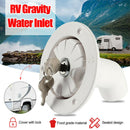 Gravity Water Inlet Pressure Regulator Filler Entry for Caravan RV White AU