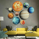 Planets Luminous Wall Stickers Solar System Fluorescent Waterproof Stick B7R2