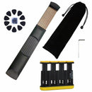 Meideal Black Pocket Guitar Practice Tool Guitar Chord Trainer+Guitar Finge