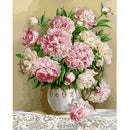 Peony Flower 30x40cm DIY Paint By Numbers Oil Painting Kits Canvas