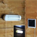 10 Led Solar Powered Rechargeable Garage Shed Light Garden Outdoor Security S1A6