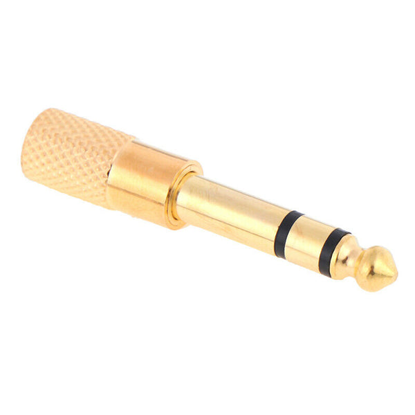 1Pc 1/8 3.5mm Female to 6.5mm 1/4 Male Headphone Jack Adapter Plug Stereo OZ