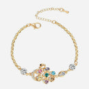 Crystal Swan Bracelet Fashion Adjustable Chain Bracelets Women Jewelry Gift