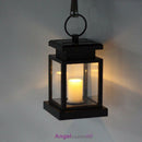 Solar Powered Candle Light LED Camping Garden Yard Outdoor Hanging Lantern Lamp