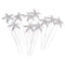 10 Pieces Glitter Crystal Headpiece U-shaped Bridal Lady Party Hair Jewelry