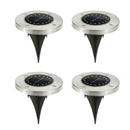 20 LED Solar Ground Lamp Waterproof Outdoor Garden Path Light (4cps White)