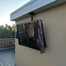 Outdoor TV Cover with Transparent Front Cover Bottom Cover Waterproof Dust