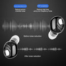 4X(Mini Wireless Bluetooth 5.0 Earphone In-Ear Sport Stereo Music IPX5 HeadF8G1)