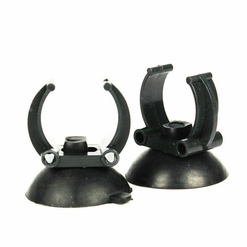 1X Aquarium Fish Tank Suction Cups Sucker Clips Holder Pump For Heater Tube L2H7