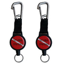 2x Scuba Dive Gear Holder Retractor Retractable Lanyard Rotatable Hook Clip
