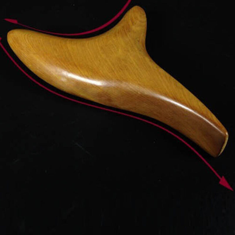 Body Trigeminal Massage Wood Massager Reflexology Wooden SPA Tool FT
