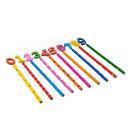 10pcs Cute Wooden Number 0-9 Pencils For Kids---Random Pattern J3R4