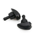 2Pc Universal Car Window Windshield Sprayer Spray Nozzle Wipper Washer Black New