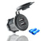 Motorcycle 3.1A Dual USB Charger Socket Outlet with Touch Switch + 2 Terminals