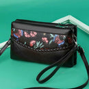 Casual Sheepskin Women Flower Print Shoulder Crossbody Clutch Bag (Style 2)