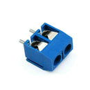 20 PCS KF301-2P 5.08mm Pitch 2pin Plug-in Screw Blue Terminal Block O7I7 Co L6T3