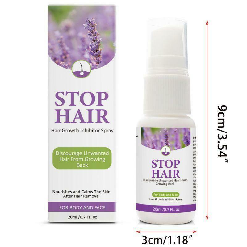 20ml Herbal Plant Stop Hair Growth Inhibitor Spray Shrink Pores Repair Essence