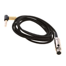 Replacement Braided Audio Upgrade Cable, 3.5mm Male to Mini XLR Female Converter