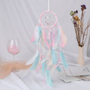 Colorful Feather Ins Girl catching Dream net Bead Handmade Valentine's Day Gift-