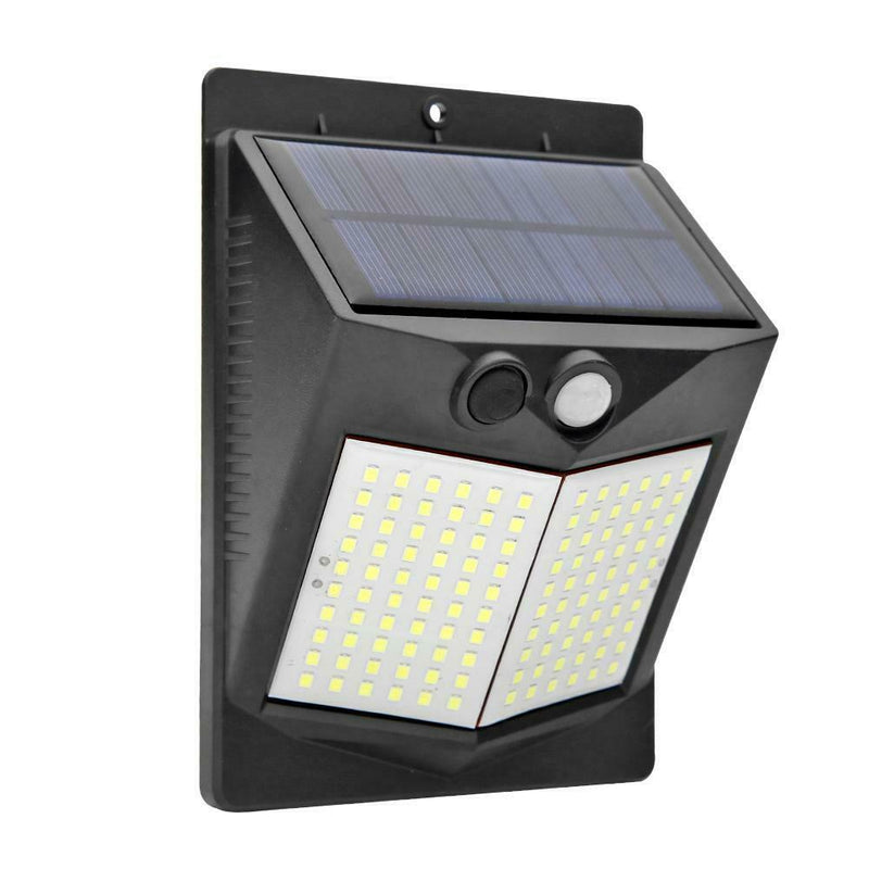 120LED Solar Two-Sided PIR Motion Sensor Wall Light Outdoor Garden Lamp
