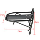 Bike Bicycle Front Rack Luggage Shelf Carrier Panniers Bracket Aluminum Alloy TH