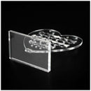 5 X Clear Plastic Earrings Holder Display Stand 59x58mm HOT