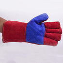 Leather Welding Glove Long Thick Heavy Heat Resistant Gloves For Grill SZL