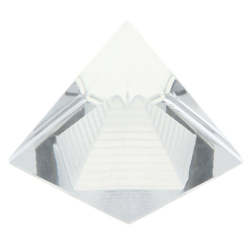 1.57inch Clear Crystal Pyramid (No Stand) Kids Boys' Girls' Bedroom Decor