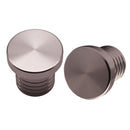 2Pieces 25MM CNC Billet Machines Alloy Blanking Plugs BOV Flange Adapter