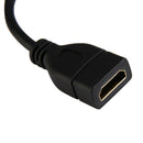 Micro HDMI Male D to HDMI Female A Jack Adapter Cable Convertor Nice 1080P