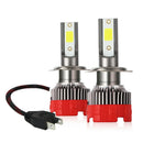 2Pcs H7 Headlight Kit LED Headlights Bulbs 6000K Cool White Replacement Repair