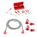 Metal Tow Hook Trailer Chain Shackle Repair Box for 1/10 RC4WD D90 RC Trucks