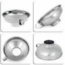 Kitchen Craft Stainless Steel Wide Neck Jam Making Preserve FunnelÃ‚Â Lighting New