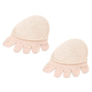 2xWomen Cotton Invisible Liner No Show Low Cut Five Toe Sock Half feet Socks