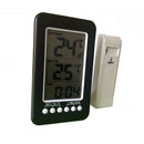 In/Outdoor Digital Wireless Thermometer Weather Station Clock Lcd Celsius /