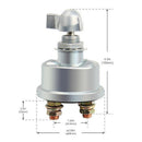1X(12V Master Battery Disconnect Switch Kill 2Post Spst Kill Cut Off On Off