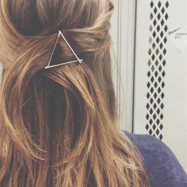 2X Women Korean Style Triangle Hairpin Hair Clip Hair Accessories Bobby PinsG Gw