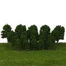 20 Tree Models Train Railway Wargame Diorama Scenery Lanscape 1/75-200 Green
