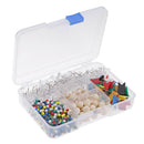 700Pcs Multi-Coloured Assorted Push Pins Drawing Cork Board Office Supplies