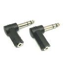 6.35mm 1/4'' Male to 3.5 mm Female M/F Jack Aux Audio Stereo Adapter