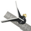 Combination Square Set Angle Finder & Protractor Spirit Level Aluminum Allo