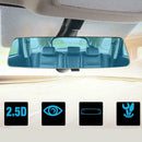 Blue Anti-Glare Rear View Flat Mirror Extension For Car Interior Mirror