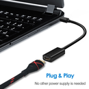 Mini Thunderbolt Display Port DP To HDMI Adapter Cable Cord For MacBook Air PC